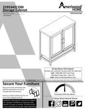 Ameriwood HOME 2595342COM Livret D'instructions