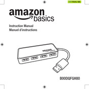 AmazonBasics B00DQFGH80 Manuel D'instructions