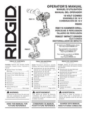 RIDGID R86116 Manuel D'utilisation