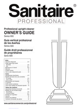 Bissell Sanitaire 600 Serie Guide De Propriétaire