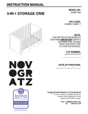 Novogratz DL8877B3 Instructions D'assemblage