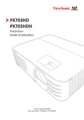 ViewSonic PX703HD Guide D'utilisation