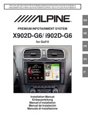 Alpine i902D-G6 Manuel D'installation