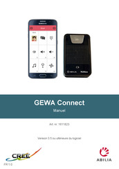 Cree Abilia GEWA Connect Manuel