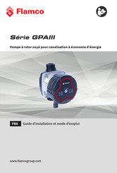 flamco GPAIII Serie Guide D'installation Et Mode D'emploi