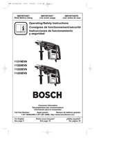 Bosch 11232EVS Consignes De Fonctionnement/Sécurité