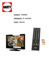 Toshiba 22 AV615DG Mode D'emploi