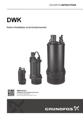 Grundfos DWK Notice D'installation Et De Fonctionnement