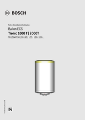 Bosch Tronic TR1000T80HB Notice D'installation/D'utilisation