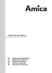 Amica FZ206.3 AA Notice D'utilisation