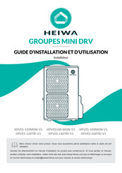 HEIWA HPVES-160TRI-V1 Guide D'installation Et D'utilisation