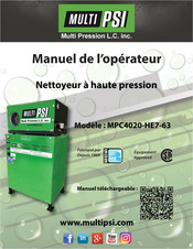 PSC MPC4020-HE7-63 Manuel De L'opérateur