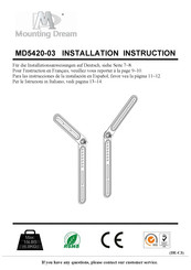 Mounting Dream MD5420-03 Instructions D'installation