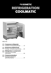 Dometic CoolMatic HDC155 Instructions De Montage Et De Service