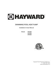 Hayward Pool Products HP40B Guide De L'utilisateur