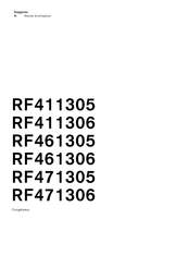 Gaggenau RF411305 Notice D'utilisation