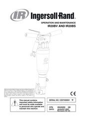 Ingersoll Rand IR20BS Guide D'opération