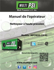 Multi psi MPC4030-CH-63 Manuel De L'opérateur