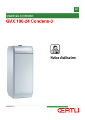 OERTLI GVX 100-24 Condens-3 Notice D'utilisation