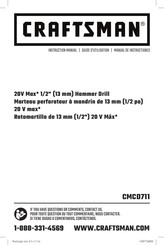 Craftsman CMCD711 Guide D'utilisation