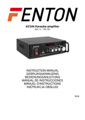 Fenton AV344 K Manuel D'instructions