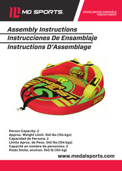 MD SPORTS WS100Y19007 Instructions D'assemblage