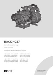 bock HGZX7/1860-4 R410A Instructions De Montage