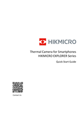 Hikmicro EXPLORER Serie Guide De Démarrage Rapide