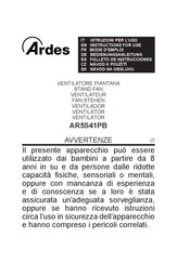 ARDES 358.523 Mode D'emploi