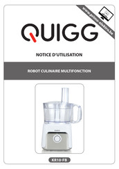 QUIGG KR10-FB Notice D'utilisation