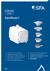 SFA Sanifloor+ Serie Notice De Service / Montage