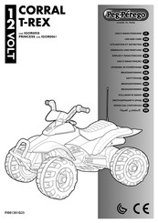 Peg-Perego CORRAL T-REX IGOR0058 Manuel D'utilisation Et D'entretien