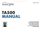 Ionic Pro Turbo TA500 Mode D'emploi