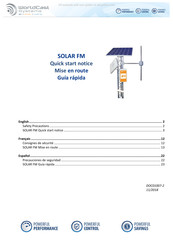 Worldcast Systems SOLAR FM Mise En Route