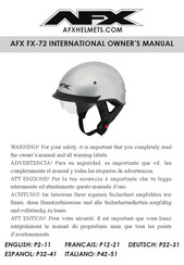 AFX FX-72 Mode D'emploi