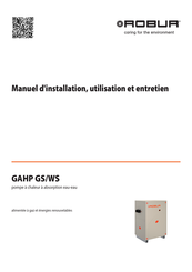 Robur GAHP Serie Manuel D'installation, Utilisation Et Entretien