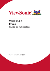 ViewSonic VG2719-2K Guide De L'utilisateur