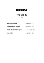 ION Pro Glo 10 Guide D'utilisation Rapide
