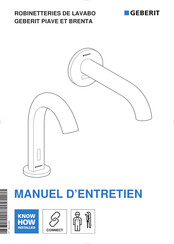 Geberit Brenta Serie Manuel D'entretien