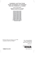 Kohler K-1183 Guide D'installation Et D'entretien