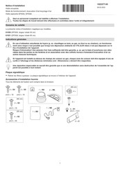 V-Zug DFSG5 Notice D'installation