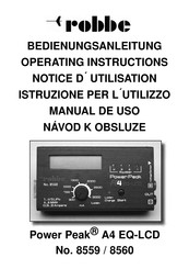 ROBBE Power Peak A4 EQ-LCD Notice D'utilisation