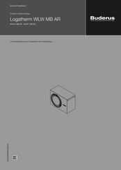 Buderus Logatherm WLW-4 MB AR Notice D'installation