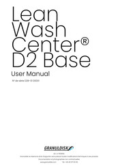 GRANULDISK Lean Wash Center D2 Base Mode D'emploi