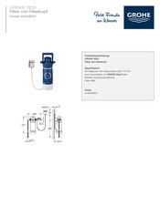 Grohe 40438001 Manuel D'instructions