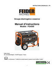 Feider FG4500 Manuel D'instructions