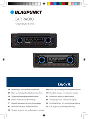 Blaupunkt Heavy Duty Serie Notice D'utilisation Et De Montage