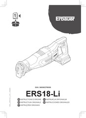 Erbauer ERS18-Li Instructions D'origine