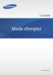 Samsung GT-I8200N Mode D'emploi