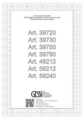 Gessi 58240 Instructions D'installation